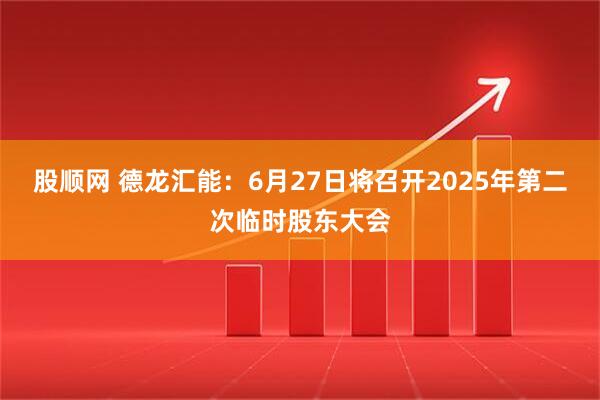 股顺网 德龙汇能：6月27日将召开2025年第二次临时股东大会