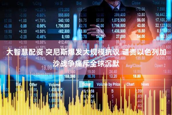 大智慧配资 突尼斯爆发大规模抗议 谴责以色列加沙战争痛斥全球沉默