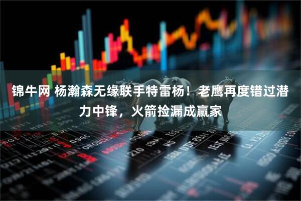 锦牛网 杨瀚森无缘联手特雷杨！老鹰再度错过潜力中锋，火箭捡漏成赢家