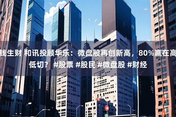 钱生财 和讯投顾华乐：微盘股再创新高，80%赢在高低切？ #股票 #股民 #微盘股 #财经